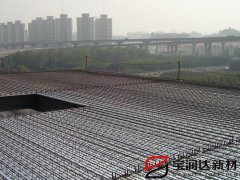 寶潤達(dá)桁架樓承板施工現(xiàn)場(chǎng)